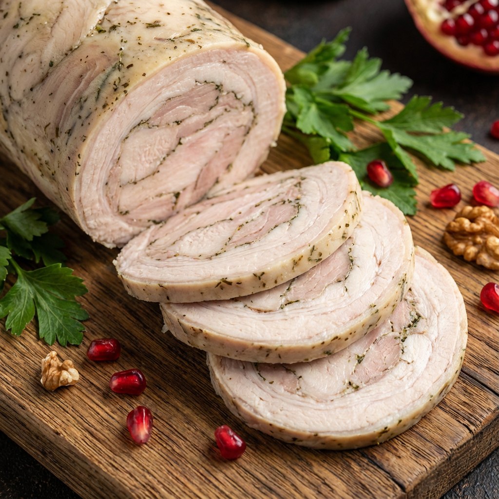 Pressed Chicken Roll